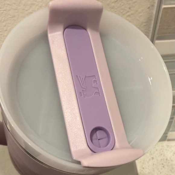 40 Oz Soft Matte Stanley Purple Tumbler with Handle - Picture 5 of 6